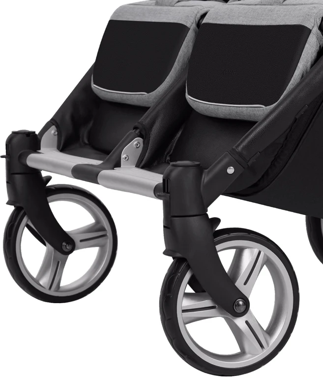 Дитячий візочок для двійні CARRELLO Connect CRL-5502 Rock Gray